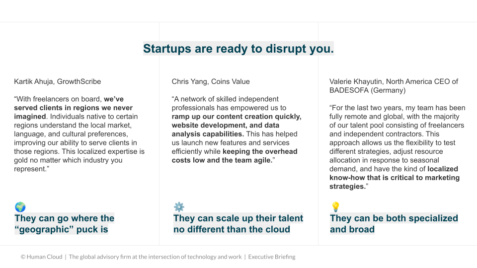 Why Freelance, Executive Briefing, From Malt's Freelance Forward, Human Cloud (2)