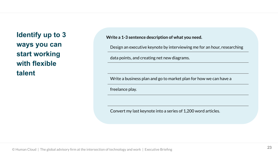 For Work Summit, The Business Case For Flexible Talent (1)